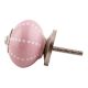 Pink Line Dotted Ceramic Dresser Knobs Online